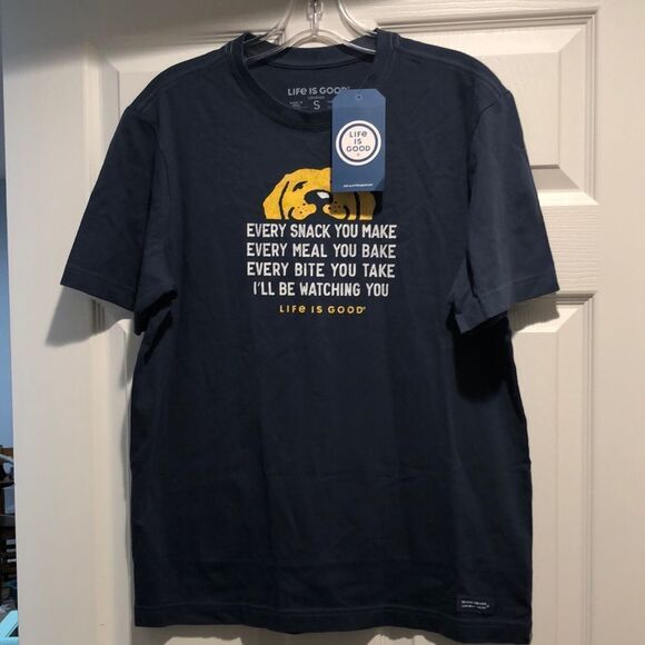 NWT Life is Good Dog Liver Crusher T-shirt Men’s size small - Picture 2 of 5